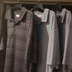 3 Men's XXL Grand Slam Golf shirts each worn once - like new!  $30 for all three